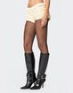 EDIKTED Ruffled Micro Bloomer Shorts image number 4