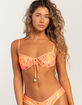 KULANI KINIS Citrus Sunrise Ruched Underwire Bikini Top image number 1