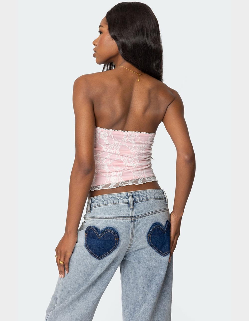 EDIKTED Allison Lace Tube Top image number 4