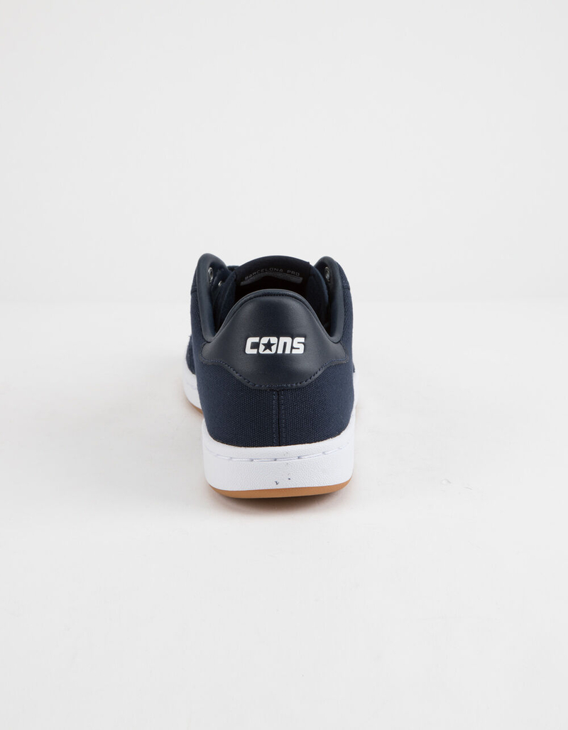 CONVERSE Barcelona Pro Low Top Obsidian & White Shoes image number 4