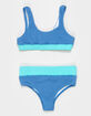 SEAESTA SURF Texture Girls Bralette Bikini Set image number 1
