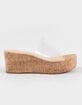 BAMBOO Beyond Womens Wedge Sandals image number 1