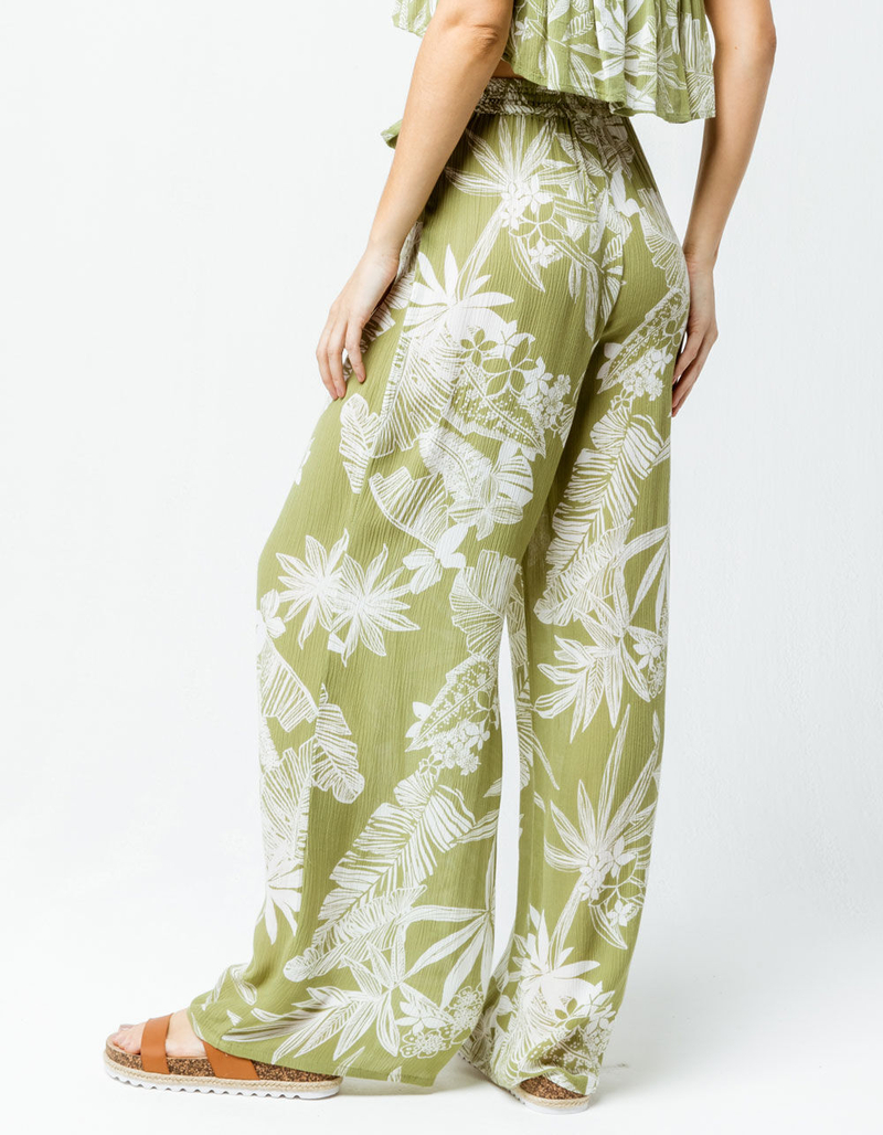 PATRONS OF PEACE Floral Womens Wide Leg Pants image number 1