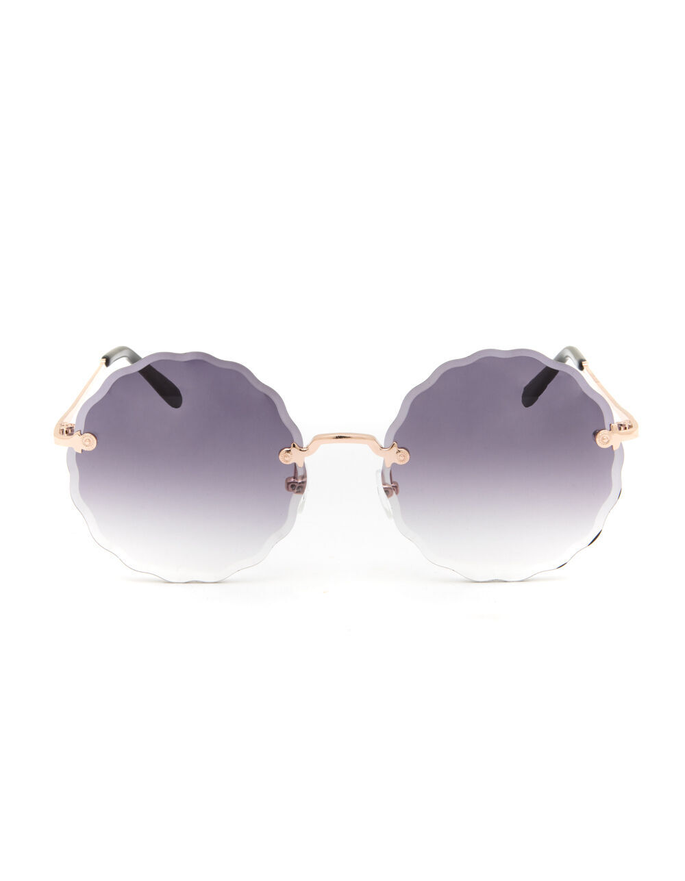 Scalloped edge sunglasses clearance