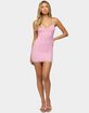 EDIKTED Brielle Polka Dot Lace Mini Dress image number 4