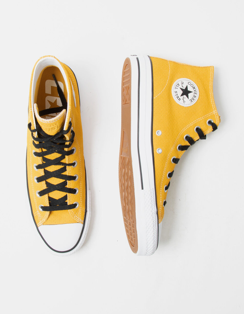 CONVERSE Chuck Taylor All Star Pro Hi Top Mens Suede Shoes image number 4