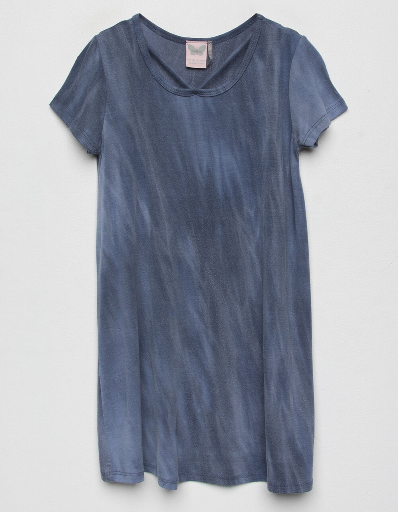 FOR ALL SEASONS Tie Dye Girls Tee Dress image number 0