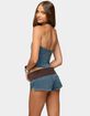 EDIKTED Cecie Denim Halter Top image number 3