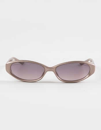 RSQ Rectangle Shimmer Plastic Sunglasses Alternative Image