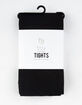 FULL TILT Solid Black Tights image number 3