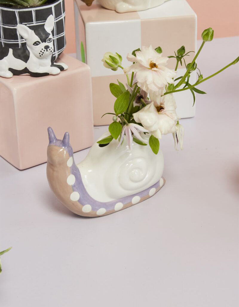 Take Time Snail Bud Vase image number 1