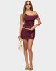 EDIKTED Kenia Abstract Ring Mini Skirt image number 5