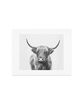 DENY DESIGNS Sisi and Seb Highland Bull 11" x 14" Poster image number 1