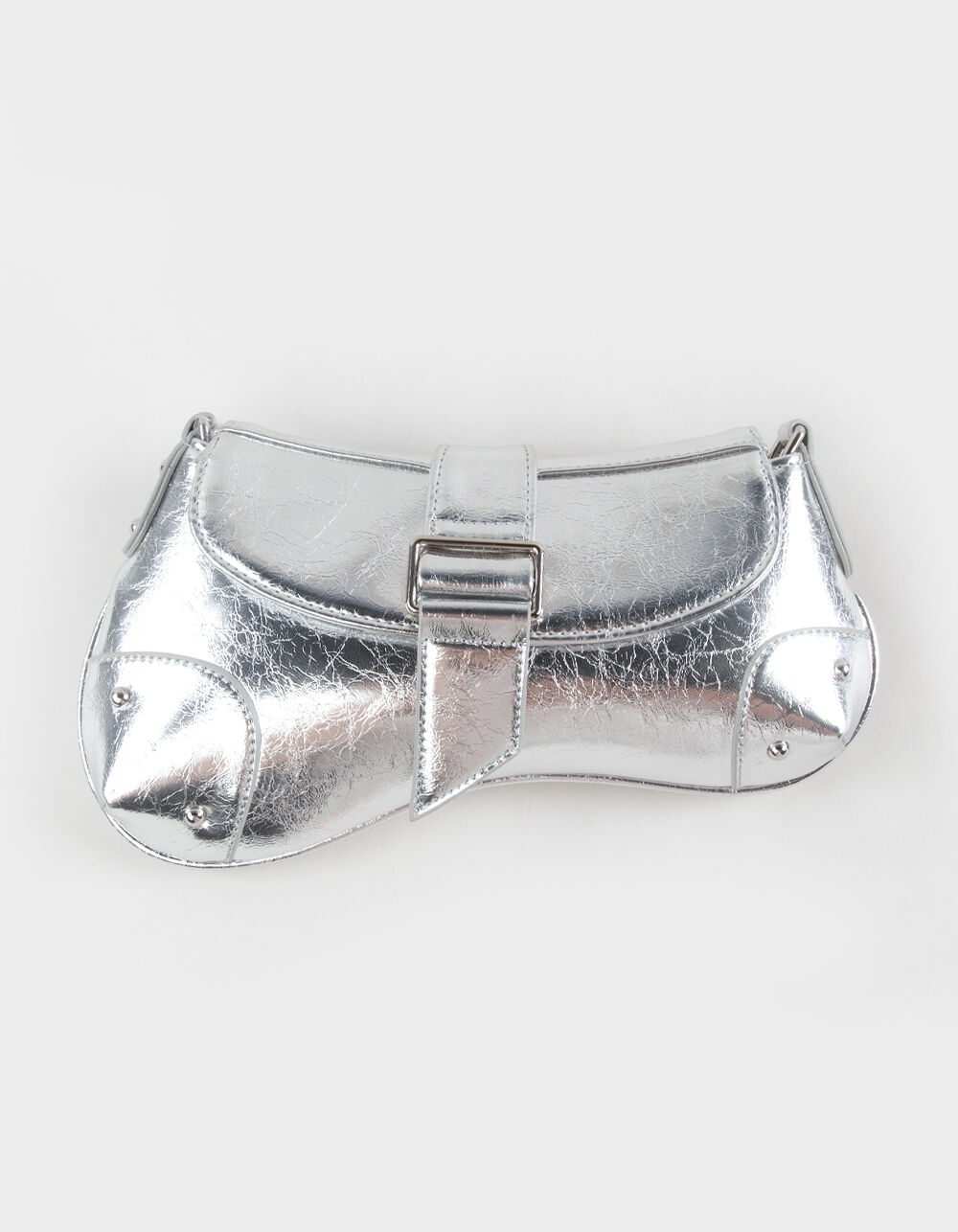Metallic Shoulder Bag - SILVER - ONE SIZE | Tillys