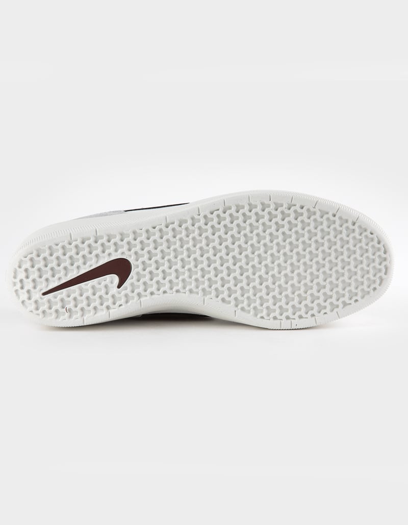 NIKE SB Force 58 Skate Shoes GRAY/BURGANDY Tillys