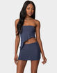 EDIKTED Vivi Mesh Asymmetric Tube Top image number 1