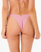 RIP CURL Isles Plaid Tie Side Skimpy Bikini Bottoms image number 4