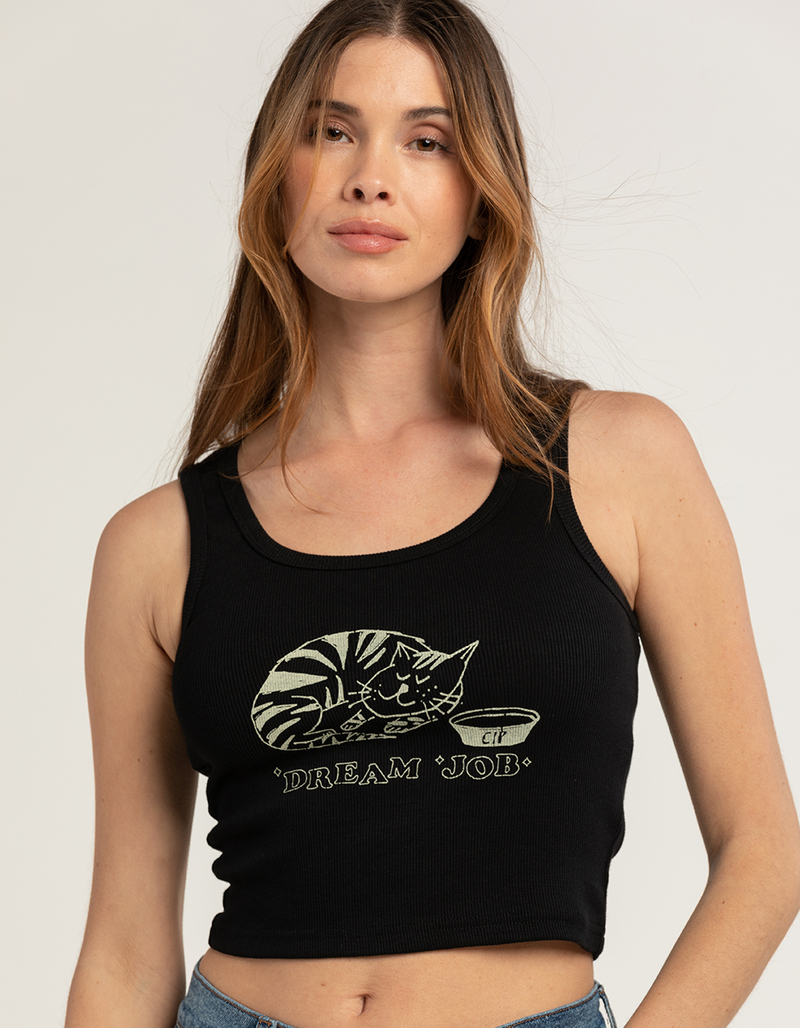 CONEY ISLAND PICNIC Dream Job Womens Crop Tank Top image number 0