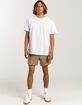 RSQ Mens Shorter 5'' Chino Shorts image number 4