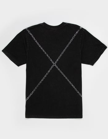 LA FAMILIA Chain Stone Rhinestone Mens Boxy Tee Alternative Image