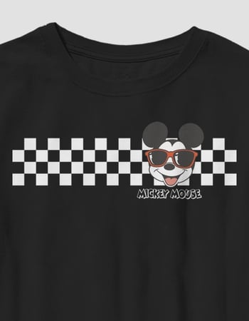 DISNEY Mickey Mouse Checkers Unisex Kids Tee Alternative Image