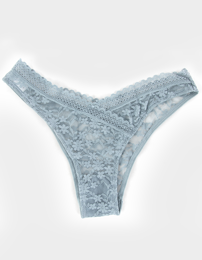 FULL TILT Cross Lace High Leg Cheeky Panties image number 0