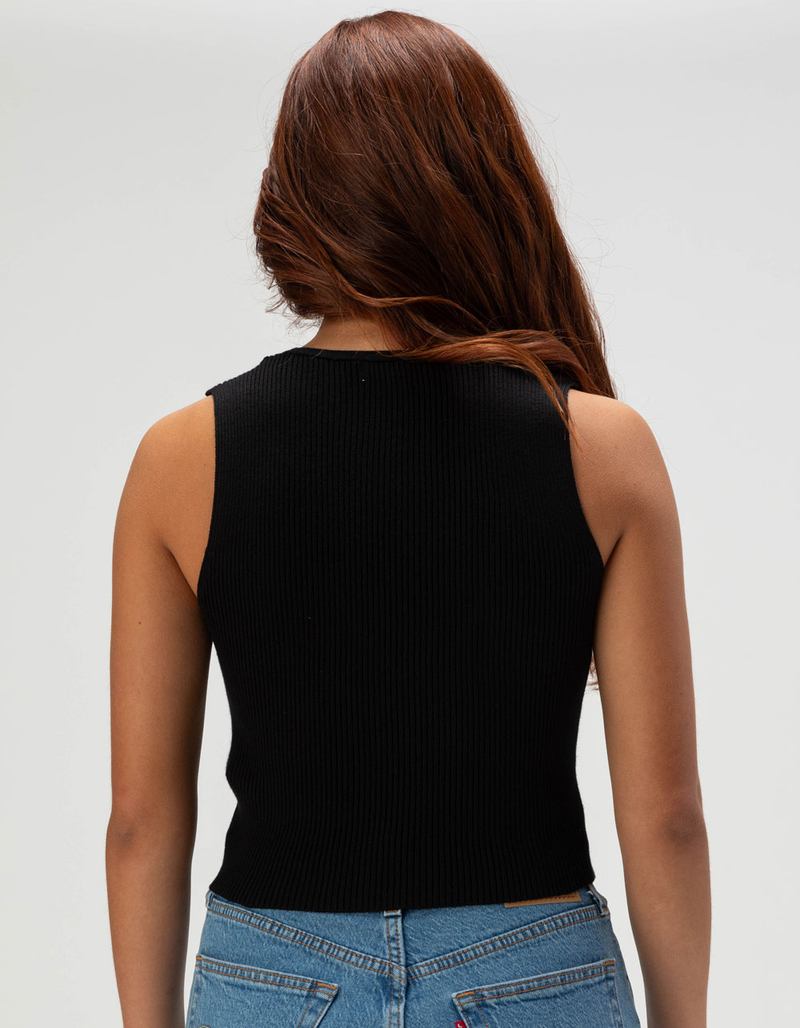 RSQ Womens Button Sweater Vest image number 3