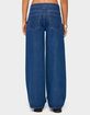 EDIKTED Edie Belt Detail Low Rise Jeans image number 3