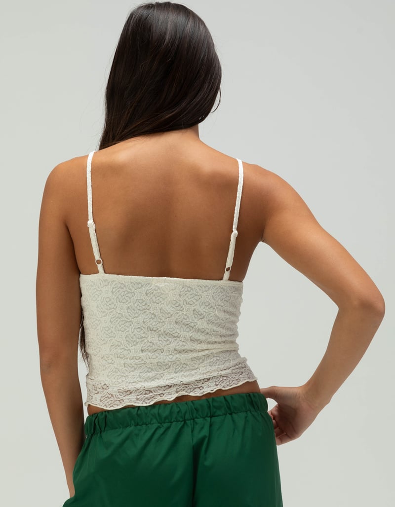 FULL TILT Womens Lace Cami image number 3