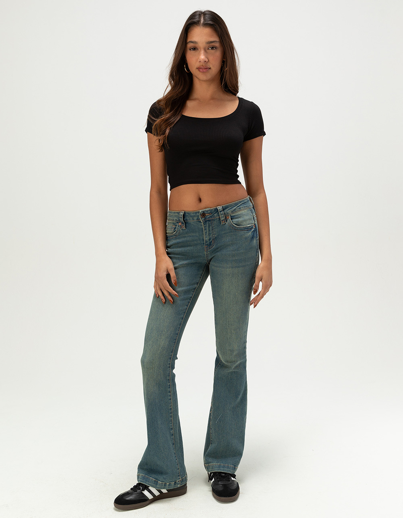 HEART & HIPS Womens Scoop Neck Top image number 1