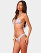 EDIKTED Barbie&trade; Paisley Bikini Bottom image number 4
