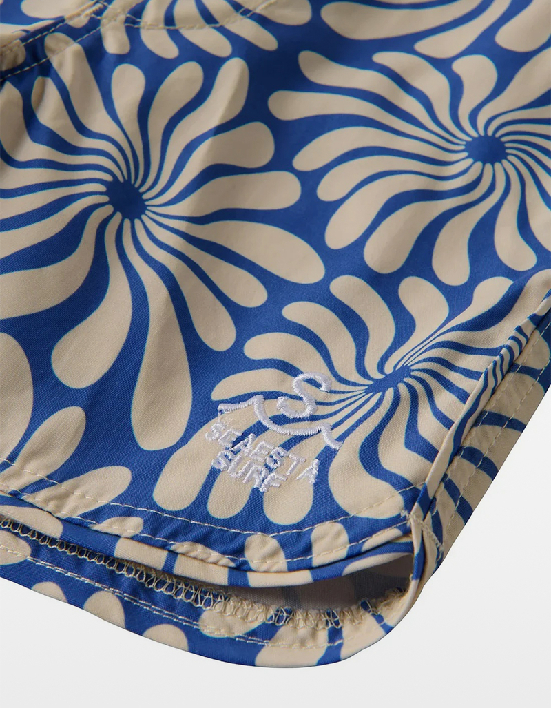 SEAESTA SURF Wavy Flowers Boys Boardshorts image number 2