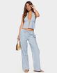 EDIKTED Macey Striped Pants image number 5