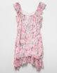 FULL TILT Floral Mesh Girls Dress image number 2