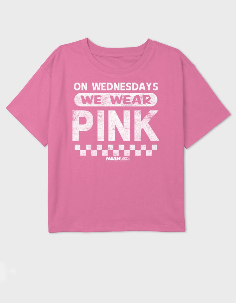 MEAN GIRLS Throwback Wednesdays Girls Crop Tee image number 0