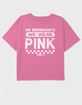 MEAN GIRLS Throwback Wednesdays Girls Crop Tee image number 1