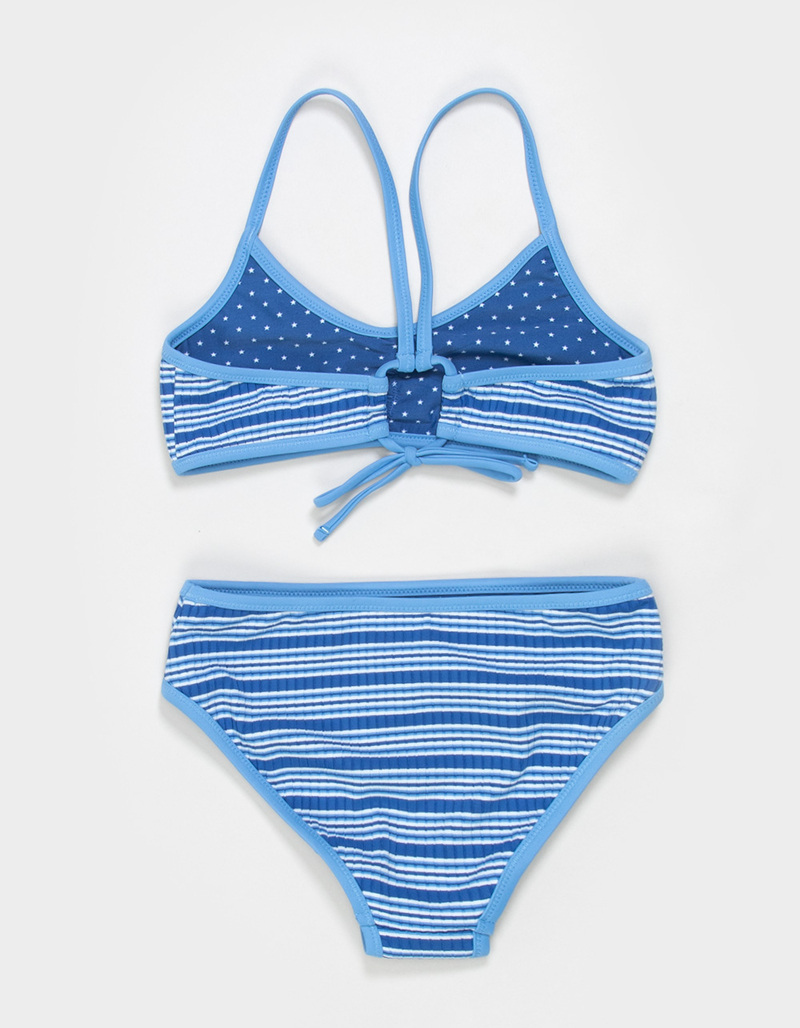 FULL TILT Girls Reversible Bralette Bikini Set image number 2