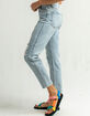 DAZE The Original Womens High Rise Mom Jeans image number 2