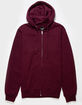 RSQ Mens Full Zip Fleece Hoodie image number 1