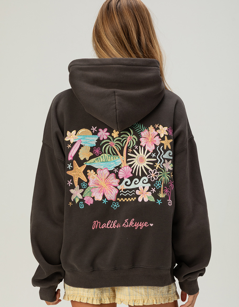 MALIBU SKYYE Tropical Womens Hoodie image number 0