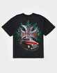 WEST COAST CHOPPERS Red Truck Mens Tee image number 1