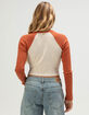 BILLABONG Holiday Womens Long Sleeve Raglan Tee image number 4