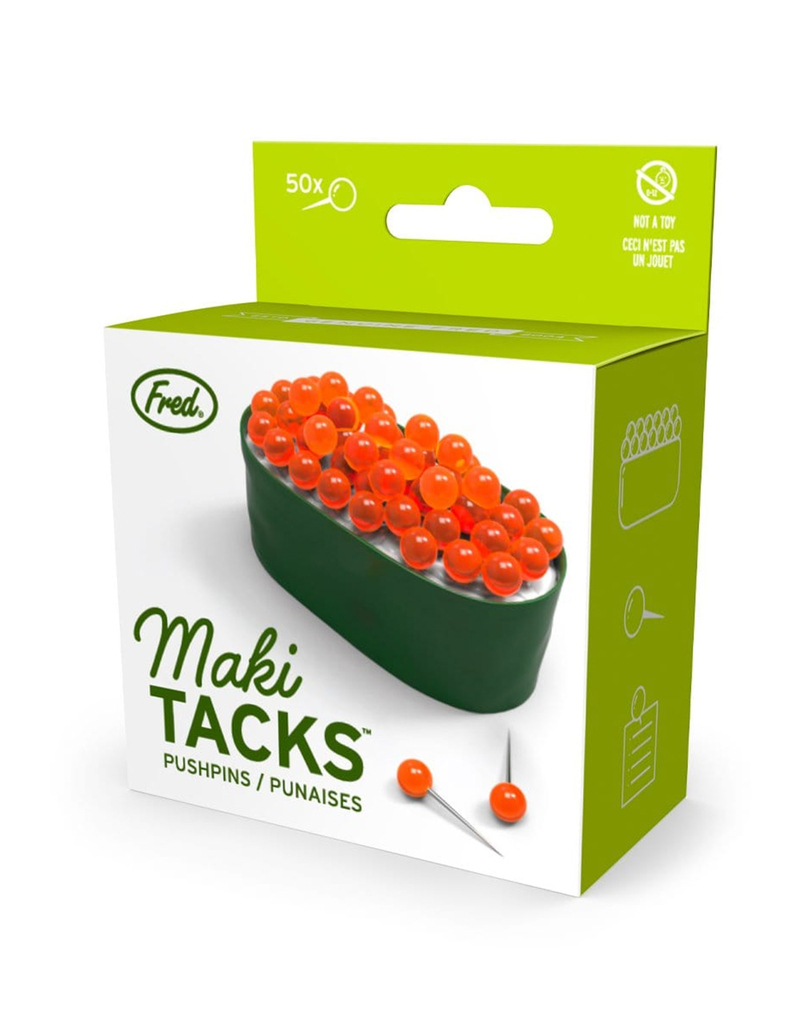 FRED & FRIENDS Maki Tacks Sushi Pushpins image number 2