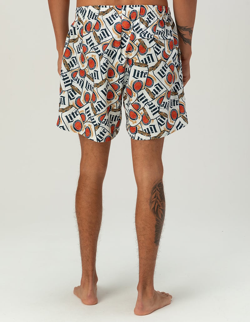 MILLER LITE Can Jam Mens Swim Trunks image number 4