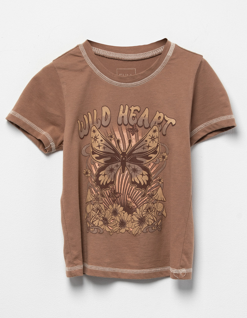 FULL TILT Butterfly Girls Baby Tee image number 0