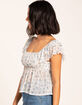 RSQ Womens Mesh Babydoll Top image number 2
