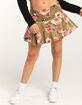 FULL TILT Low Rise Satin Womens Mini Skirt image number 2