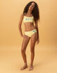 DAMSEL Girls Textured Embroidered Bralette Bikini Set image number 6