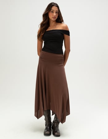 TILLYS Womens Off The Shoulder Butter Soft Top Alternative Image