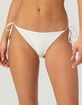 SALTY CREW Shell Ya Textured Tie Side Bikini Bottoms image number 2